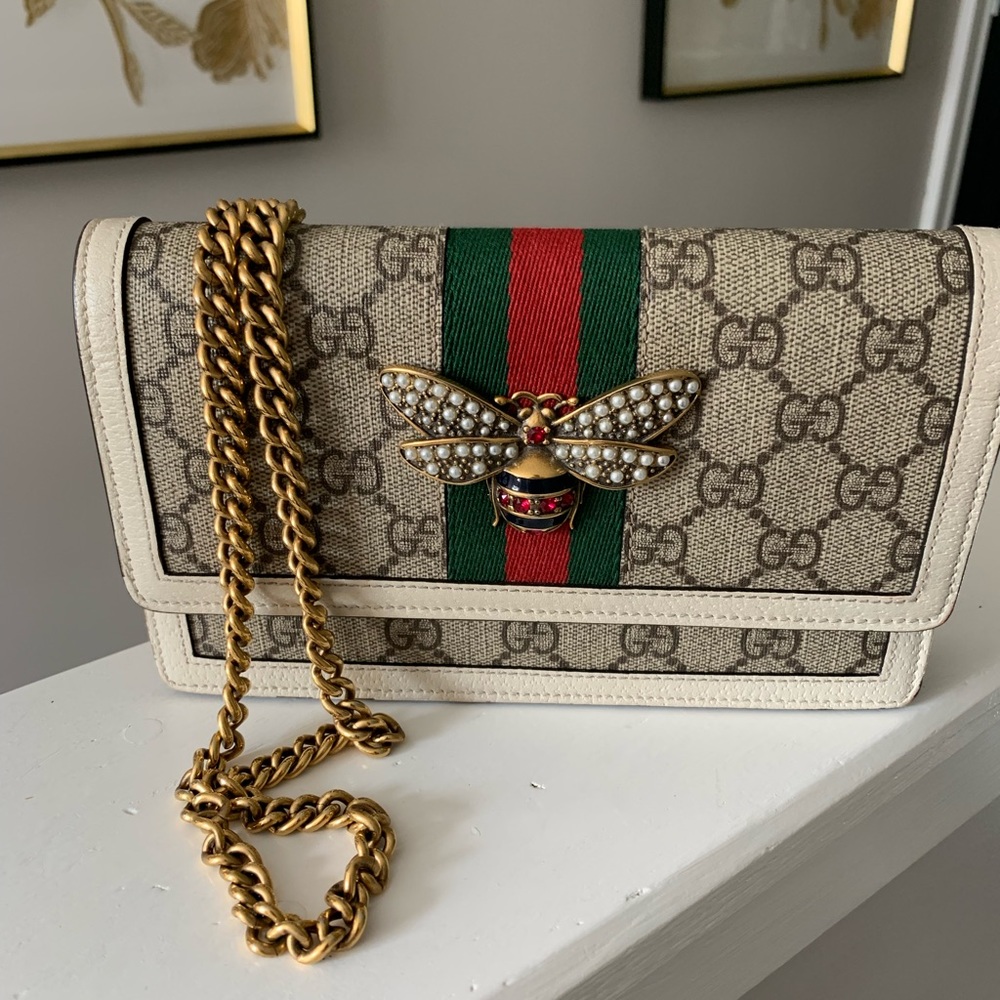 Gucci Queen Margaret chain wallet